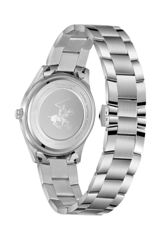 Montre à quartz en métal - Argenté et Noir