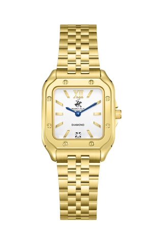 Montre à quartz, diamant