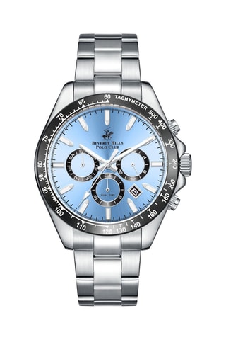 Montre à quartz en métal, plaqué ion argent, plaqué ion or rose et céramique 