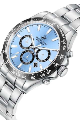 Montre à quartz en métal, plaqué ion argent, plaqué ion or rose et céramique 