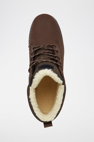 Boots fourrés en cuir - Marron - Quiksilver