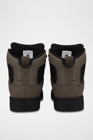 Baskets montantes en cuir - Kaki - DC Shoes