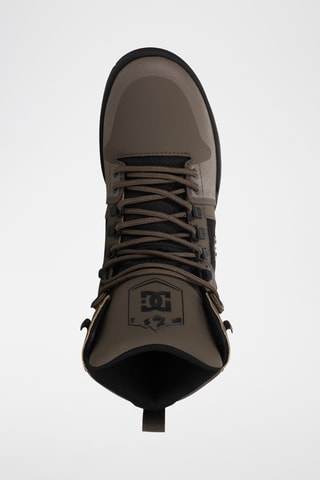 Baskets montantes en cuir - Kaki - DC Shoes