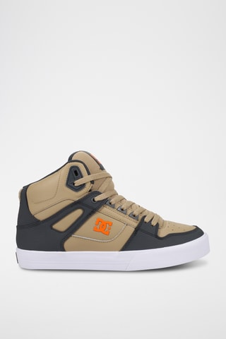 Baskets montantes en cuir - Gris - DC Shoes