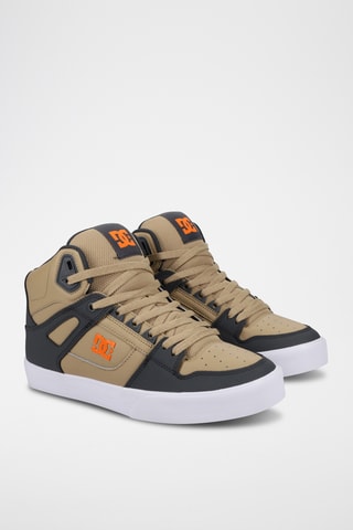 Baskets montantes en cuir - Gris - DC Shoes