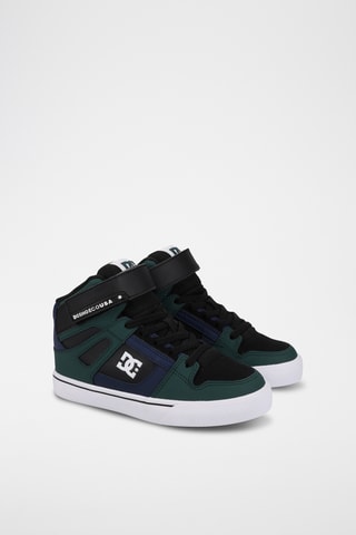 Baskets montantes en cuir - Vert foncé - DC Shoes