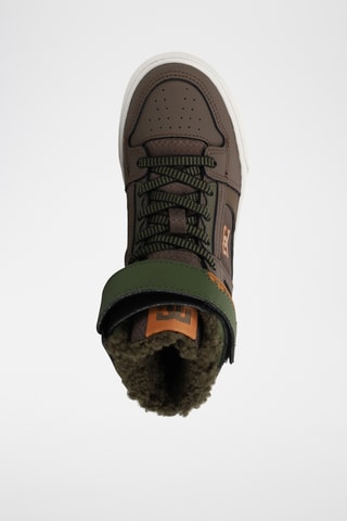 Baskets montantes fourrées en cuir - Vert - DC Shoes