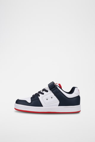 Baskets en cuir - Blanc et bleu marine  - DC Shoes