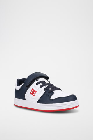Baskets en cuir - Blanc et bleu marine  - DC Shoes