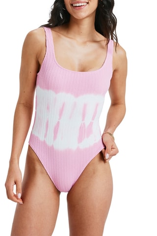 Maillot 1 pièce push-up tie and dye Sunrise - Rose - Roxy