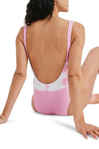 Maillot 1 pièce push-up tie and dye Sunrise - Rose - Roxy