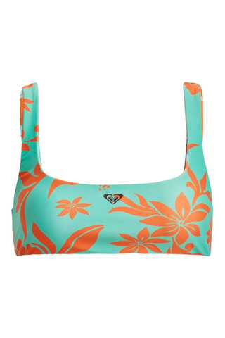 Haut de maillot réversible - Orange et ciel - Roxy