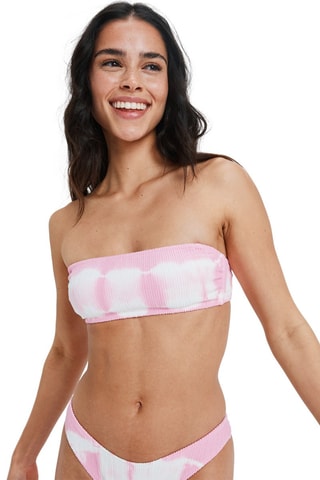 Haut de maillot push-up tie and dye Sunrise - Rose - Roxy