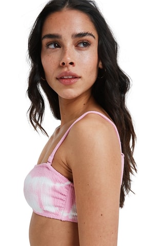 Haut de maillot push-up tie and dye Sunrise - Rose - Roxy