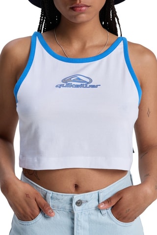 Débardeur court en coton biologique Archive - Blanc - Quiksilver