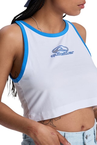 Débardeur court en coton biologique Archive - Blanc - Quiksilver