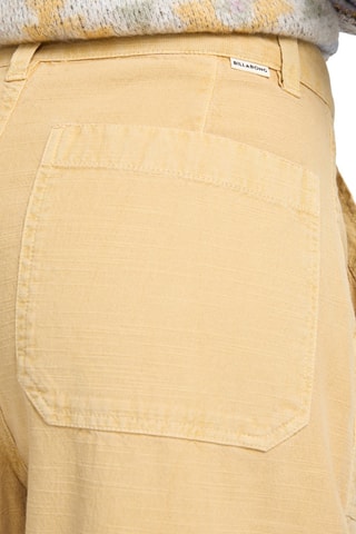 Pantalon wide legs taille haute - Beige - Billabong