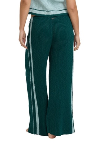 Pantalon large taille haute Summery Nights - Vert foncé - Billabong
