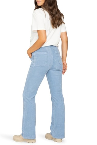 Pantalon slim en velours taille haute - Ciel - Billabong