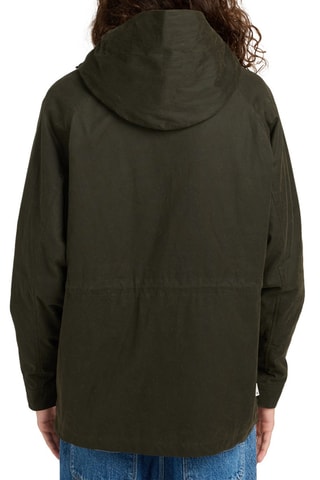 Parka à capuche Field Waxed - Vert foncé - Element