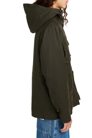 Parka à capuche Field Waxed - Vert foncé - Element