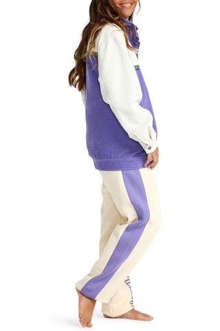 Veste en coton biologique et velours Set the wave - Violet - Billabong