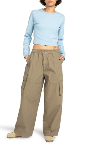 Crop top en coton biologique Icon - Ciel - Element