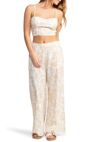 Crop top Next Summer - Beige et blanc - Roxy