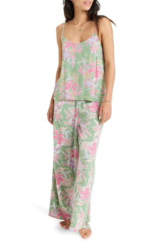 Top Hibiscus Island - Vert deau - Roxy