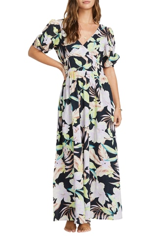 Robe longue - Violet et noir - Billabong