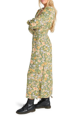 Robe midi - Vert et jaune - Billabong