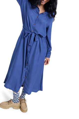 Robe chemise Island Escape Solid - Bleu marine - Roxy