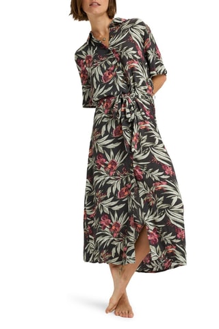Robe chemise Island Escape Printed - Noir - Roxy