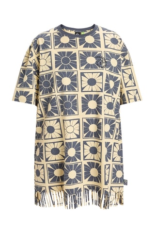 Robe t-shirt en coton biologique Flore - Jaune - Quiksilver