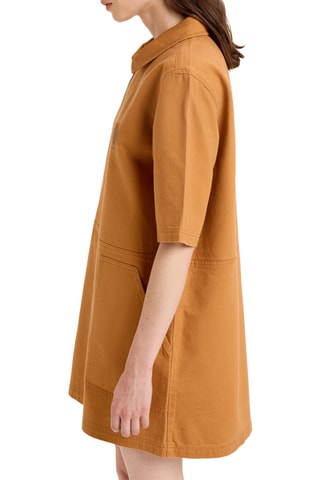 Robe droite en coton biologique - Marron clair - Quiksilver