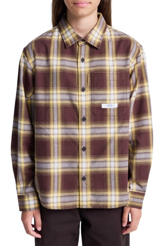 Chemisier en coton biologique - Marron - Element