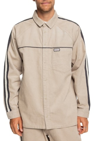 Chemise en velours - Beige - Quiksilver