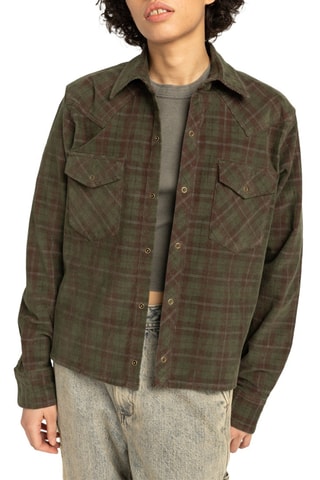 Chemise regular - Vert olive - Element