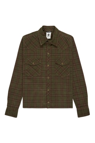 Chemise regular - Vert olive - Element