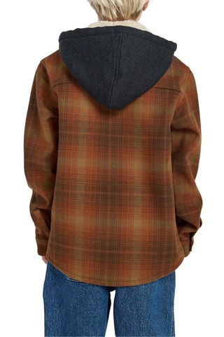 Surchemise polaire à capuche - Marron - Billabong