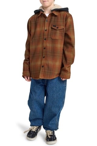 Surchemise polaire à capuche - Marron - Billabong