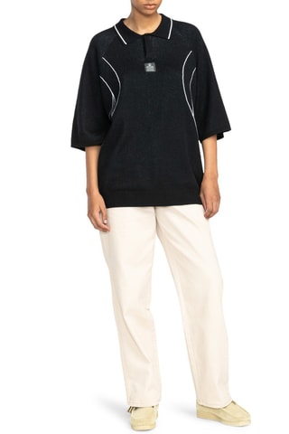Polo regular en coton biologique Victoria Mendonca - Noir - Element