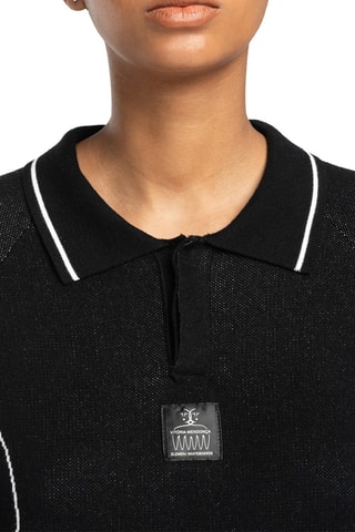 Polo regular en coton biologique Victoria Mendonca - Noir - Element