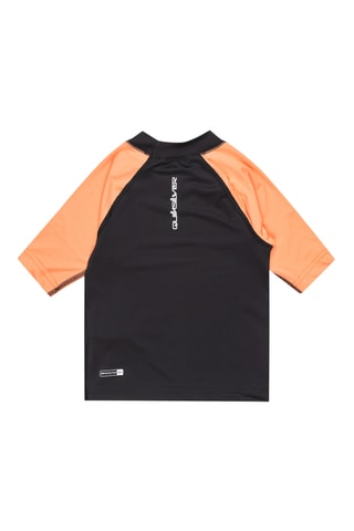 T-shirt de surf - Noir et orange - Quiksilver