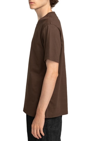 T-shirt regular en coton biologique Mainline - Marron - Element