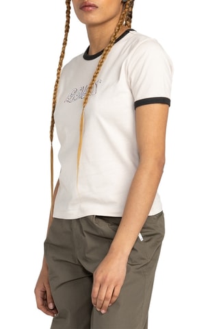 T-shirt regular en coton biologique Yarnhill Ringer - Beige - Element