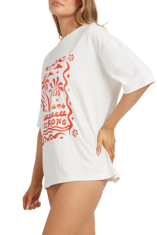 T-shirt oversize Sol Del Sur - Blanc - Billabong