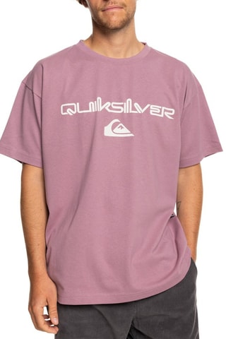 T-shirt regular en coton biologique - Violet - Quiksilver