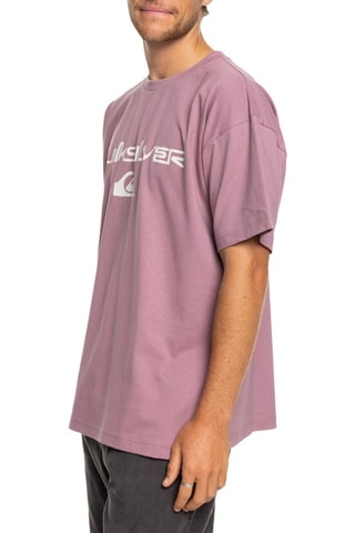 T-shirt regular en coton biologique - Violet - Quiksilver