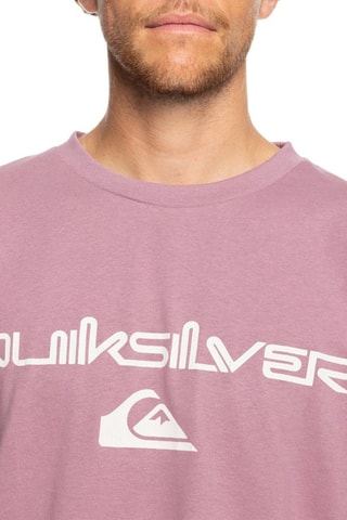 T-shirt regular en coton biologique - Violet - Quiksilver